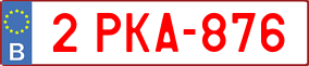 Truck License Plate